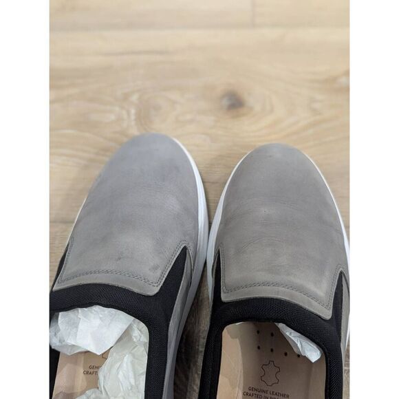 Samuel Hubbard Flight Slip On Sneakers Men\'s 9.5 E WIDE Grey Nubuck Travel main image 4